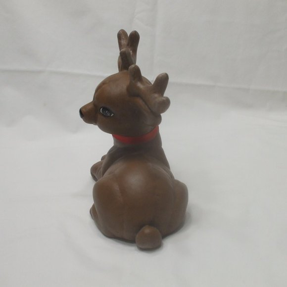 Christmas Brown Reindeer Handmade Clay Holidays - Picture 5 of 5
